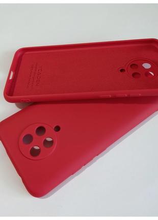 Силіконовий чохол мікрофібра для poco f2 pro / redmi k30 pro ч...