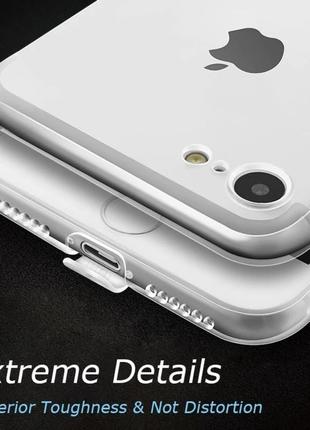 Айфон 7 | iphone 8 | se 2020 силіконовий чохол з заглушками пр...