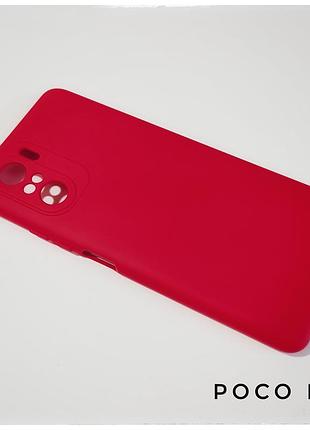 Силіконовий чохол мікрофібра для poco f3 / redmi k40