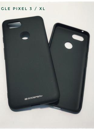 Чохол silicone софт тач для google pixel піксель 3xl синій