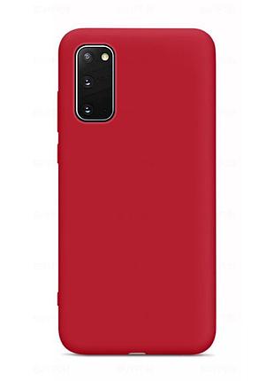 Силиконовый чехол molan cano skinfeel для samsung s20 fe (sm-g...