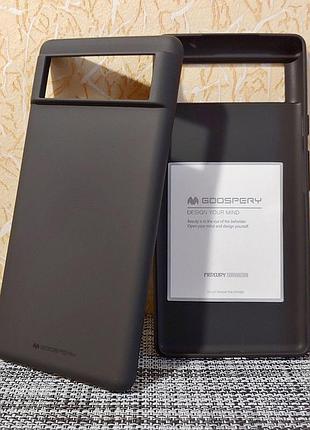 Тонкий чохол goospery soft feeling для google pixel 6 ( 5g ) ч...