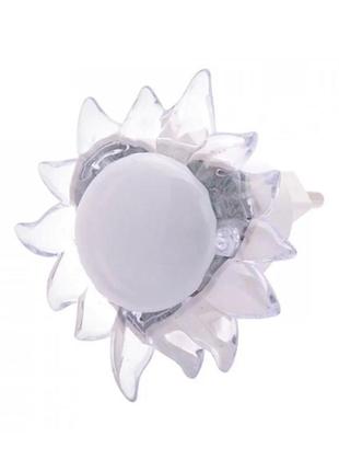Нічник horoz led 0,4 w 25 lm 220-240 v 60x60 мм. сонце біле