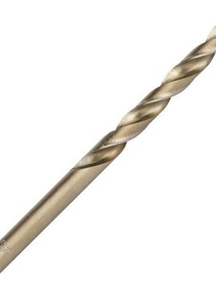Свердло кобальтове для металу 6.0 мм hss-co, din 338 intertool...