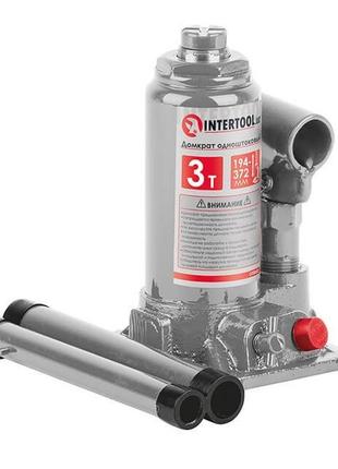 Домкрат ;стовпчик ; одноштоковий 3 т, у валізі intertool gt0052