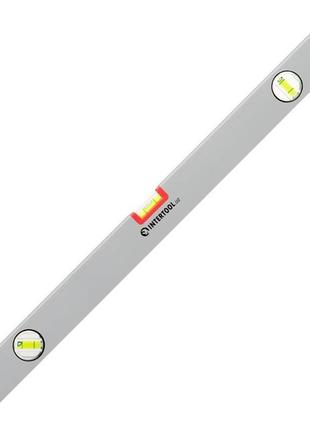 Рівень будівельний 600 мм 3 комірки, переріз 21*46 мм intertoo...