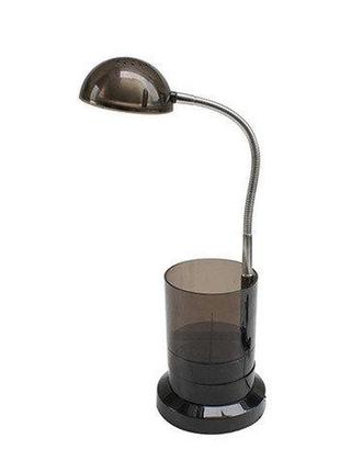 Настільна лампа led hl010l 3 w 130 lm 3000k 220-240v чорна/1/6