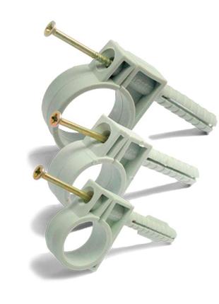 Обойма для труб ø 16 мм з ударним шурупом