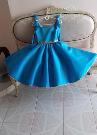 Новое прекрасное платье на девочку 6 лет5 фото