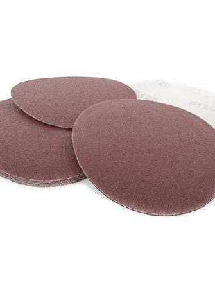 Круг наждачний самоклейний 125 мм, папір клас e, щільність 220...