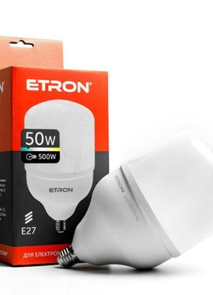 Led лампа etron 1-ehp-305 t140 50w 6500k e27