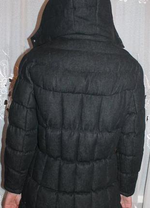 Теплая куртка с капюшоном 46-48р.3 фото