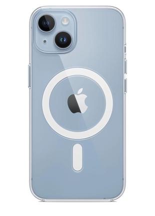 Чехол iphone clear silicone case with magsafe for iphone 13, 143 фото