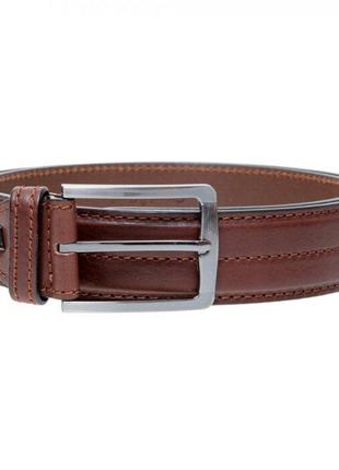 Ремінь gianni conti з натуральної шкіри 915213-dark brown-125