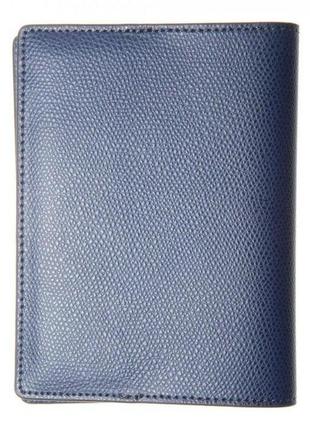 Обкладинка для паспорта з натуральної шкіри tumi 0118811bl синій4 фото