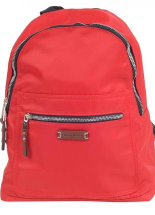 Жіночий рюкзак з нейлону gianni conti 3006933-red