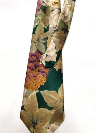 Шовкова краватка галстук lanvin цветочный принт /9790/3 фото