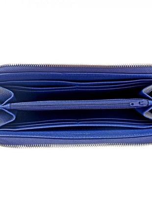 Гаманець жіночий neri karra з натуральної шкіри 4215.55.92 синій5 фото