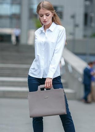 Женская сумка для ноутбука и документов мокко – бежевая bn-bag-36-beige6 фото