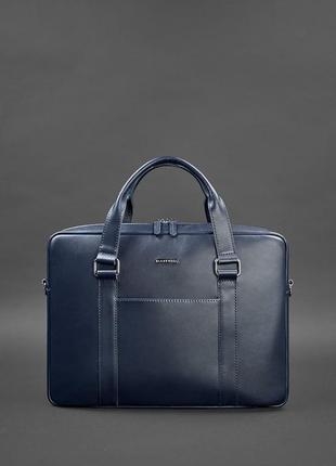 Сумка для ноутбука і документів темно-синя bn-bag-37-navy-blue2 фото