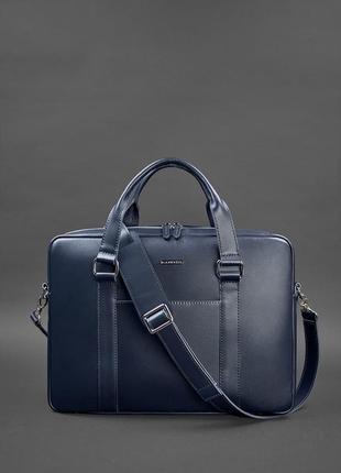 Сумка для ноутбука и документов темно-синяя bn-bag-37-navy-blue4 фото