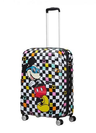 Дитяча пластикова валіза mickey check american tourister на 4 ...