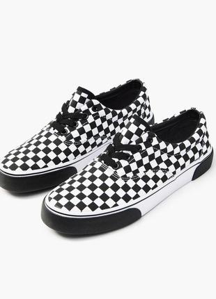 Клiтчастi кеди бавовна як vans1 фото