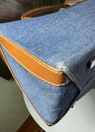 Винтажная джинсовая сумочка balenciaga paris джинсовая винтажная сумочка3 фото