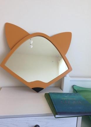 Дзеркало для дитячої кімнати " лисичка "1 фото
