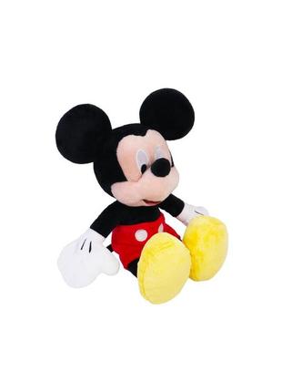 Игрушка мягкая микки маус 25 см комбинированный disney