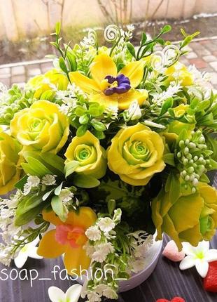 Букет "желтые розы"1 фото