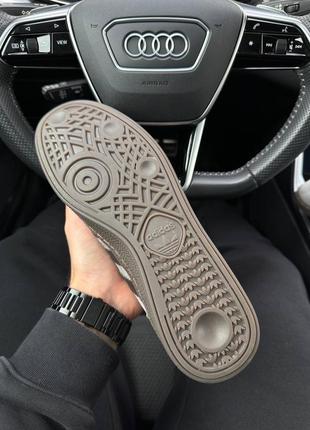 Мужские кроссовки adidas spezial gray black3 фото