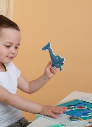 Розвиваючий планшет "магнітна рибалка", гра рибалка