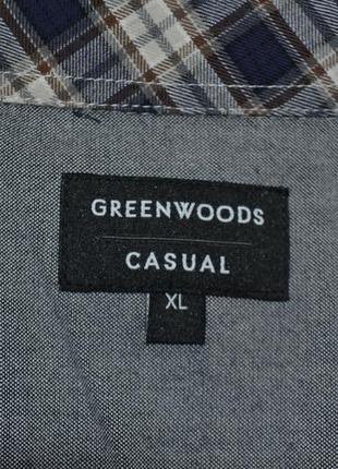 Рубашка ф. greenwoods casual р. l-xl ворот 41-42 см в новом состоянии7 фото