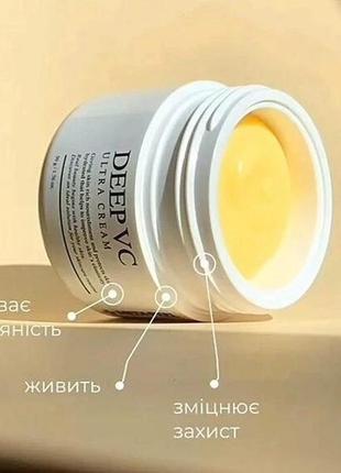 Живильний вітамінний крем для сяйва шкіри medi-peel dr.deep vc...