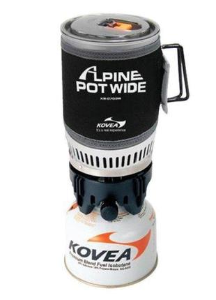 Газовий пальник kovea alpine pot wide kb-0703w (8806372096069)