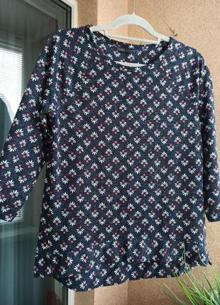 Красива стильна трикотажна блуза з вмістом льону4 фото