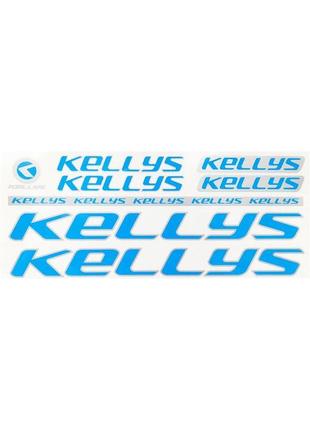 Наклейка kellys на раму велосипеда, блакитний (nak051)