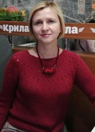 Светрик з альпаки в люрексом