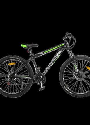 Crossbike велосипед crossbike storm 27"19" чорний-зелений