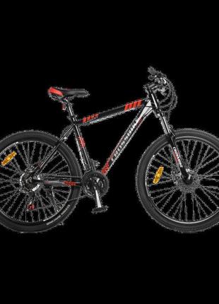 Crossbike велосипед crossbike everest 27"19" чорний-червоний