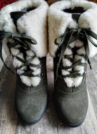 Зимові замшеві чоботи braska