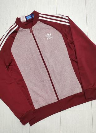 Оригинальная фирменная кофта, бомбер, спка adidas на молнии1 фото