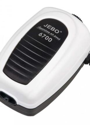 Компресор jebo 6700 для акваріума до 250л.