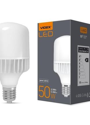 Led лампа videx a118 50w e40 5000k