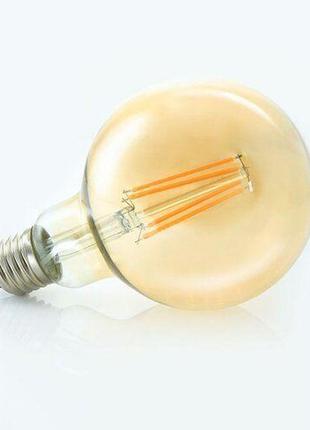 Світлодіодна лампа biom fl-420 g-95 8w e27 2350k amber2 фото