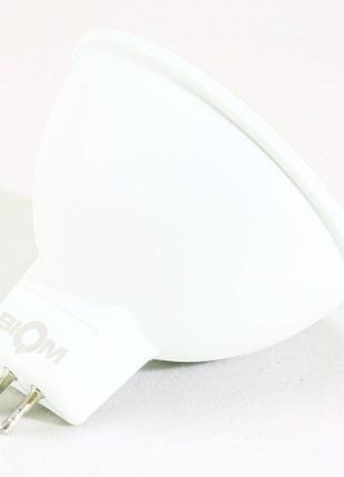 Світлодіодна лампа biom bt-542 mr16 4w gu5.3 4500к матова2 фото