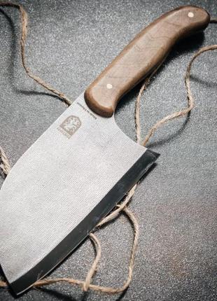 Сербский нож (сталь х12мф), топорик для костей и мяса, серб1 фото