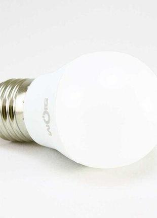 Світлодіодна лампа biom bt-544 g45 4w e27 4500к матова4 фото