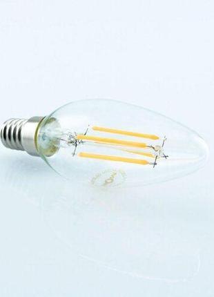 Світлодіодна лампа biom fl-305 c37 4w e14 2800k2 фото